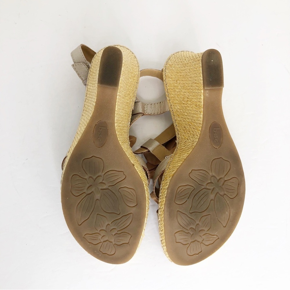 Born Concept b.o.c Edith champagne, wedge, espadrille sandals - Picture 4 of 8